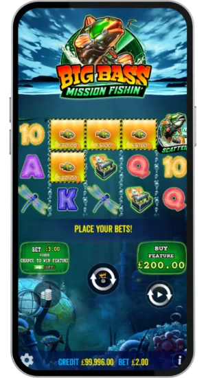 Spin and win Big Bass Mission Fishin